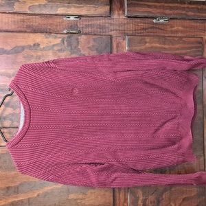 Chaps men's size large sweater, maroon